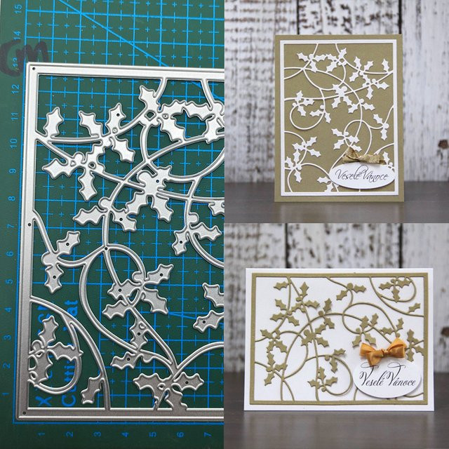 Metall Stanzwerkzeug Zweig Hohlrahmen für DIY Scrapbooking und Bastelarbeiten - Bild 1
