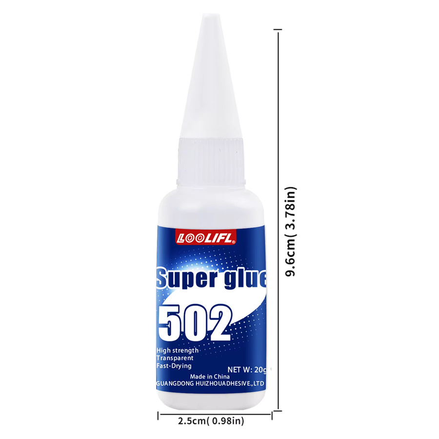 Loolifl 502 Superkleber Cyanacrylat transparent schnell trocknend und sofort haftend - Bild 7