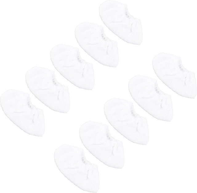 Koogeelife Handdampfmopp-Pads aus Mikrofaser, 10 Stück Ersatz-Zubehör in Weiß - Bild 1