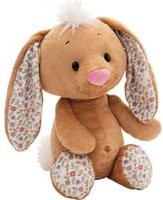 Nici Kuscheltier Hase mit Blumen in Karamell und Beige, 50 cm - Bild 1