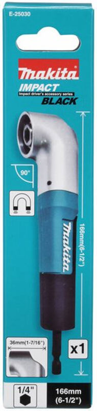 Makita Winkelaufsatz E-25030 Winkelschraubvorsatz mit 1/4 Zoll Bit-Halter für Bohrmaschinen - Bild 2