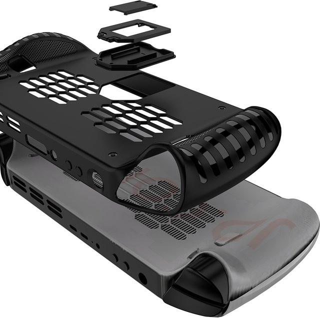 TPU-Schutzhülle für Lenovo Legion Go S Gaming-Handheld in Schwarz - Bild 1
