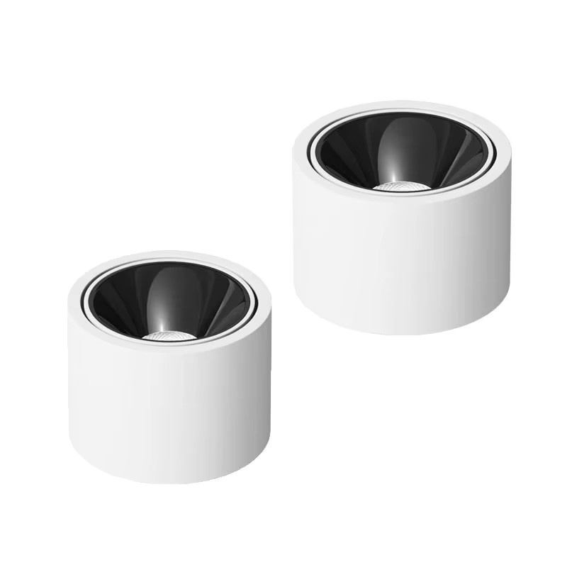 Teetealy LED-Aufbau-Downlights in Weiß, ultradünne moderne Deckenleuchten für Wohnzimmer, Schlafzimmer und Arbeitszimmer - Bild 4