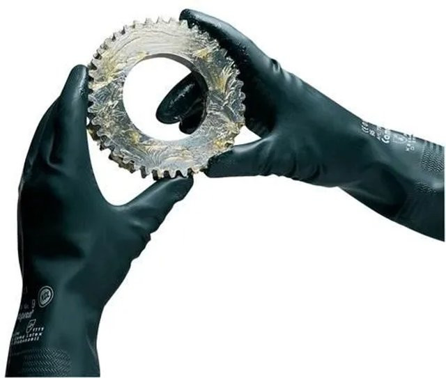 Honeywell Camapren 720 Chemiehandschuh Schwarz Größe 9 mit EN 388 und EN 374 Zertifizierung - Bild 1