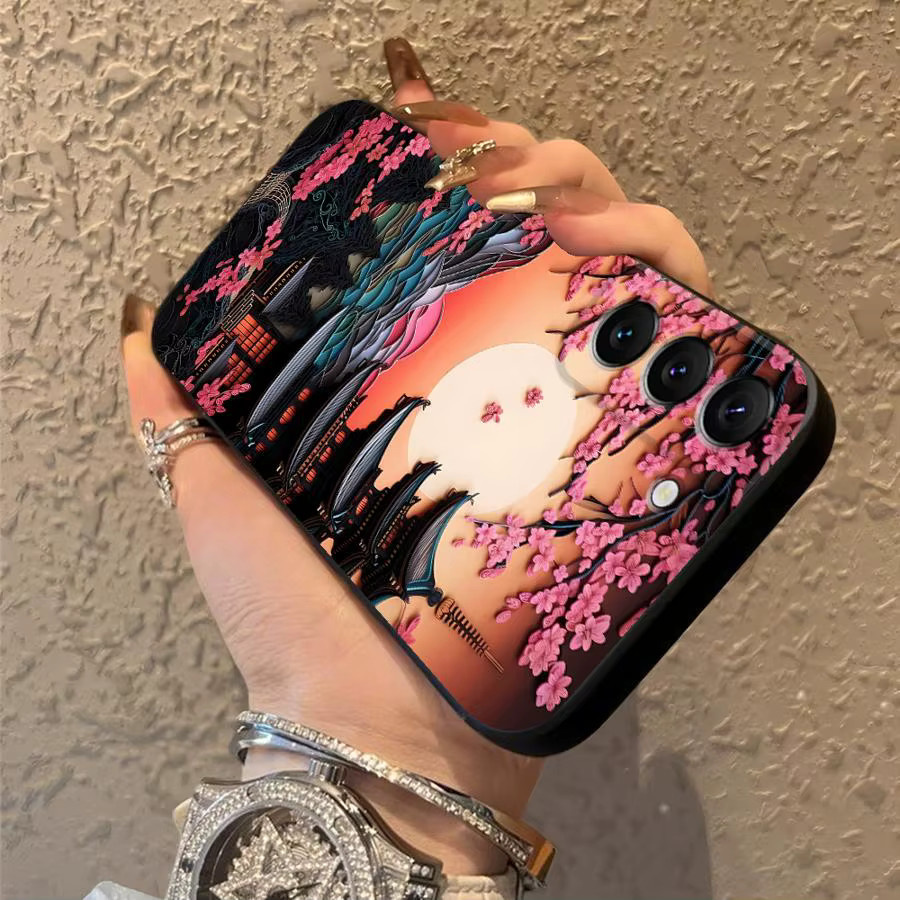 Handyhülle im japanischen Ästhetik-Design für Samsung Galaxy S26 Ultra S25 Plus S24 S23 S21 S20 S10 S9 Note 20 Multicolor - Bild 3