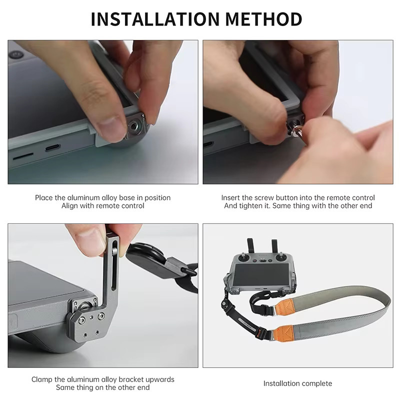 RCSTQ Balance Strap System für DJI RC und RC 2 Fernbedienungen sowie DJI Mini 3 Pro, Mini 4 Pro und Air 3 Zubehör - Bild 6