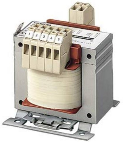 Siemens Trenntransformator 4AM23425AV000EA0 in Grau mit Schraubanschluss, 1 x 420 V, 400 V, 380 V und 1 x 24 V, 25 VA - Bild 1