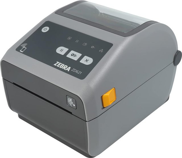 Zebra ZD621d Thermodirekt-Etikettendrucker in Grau mit USB, Ethernet und Bluetooth - Bild 2