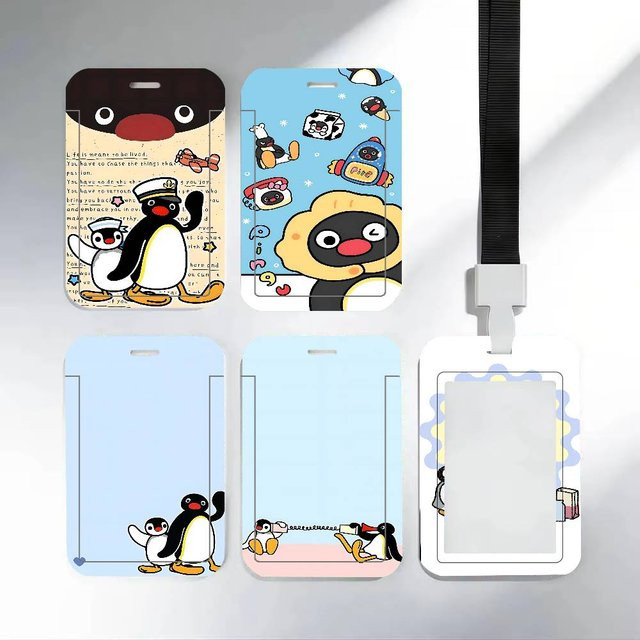 52TOYS Cartoon P-Penguin P-Pingu PVC-Ausweishalter wasserdichte Kartenhülle in Multicolour - Bild 1