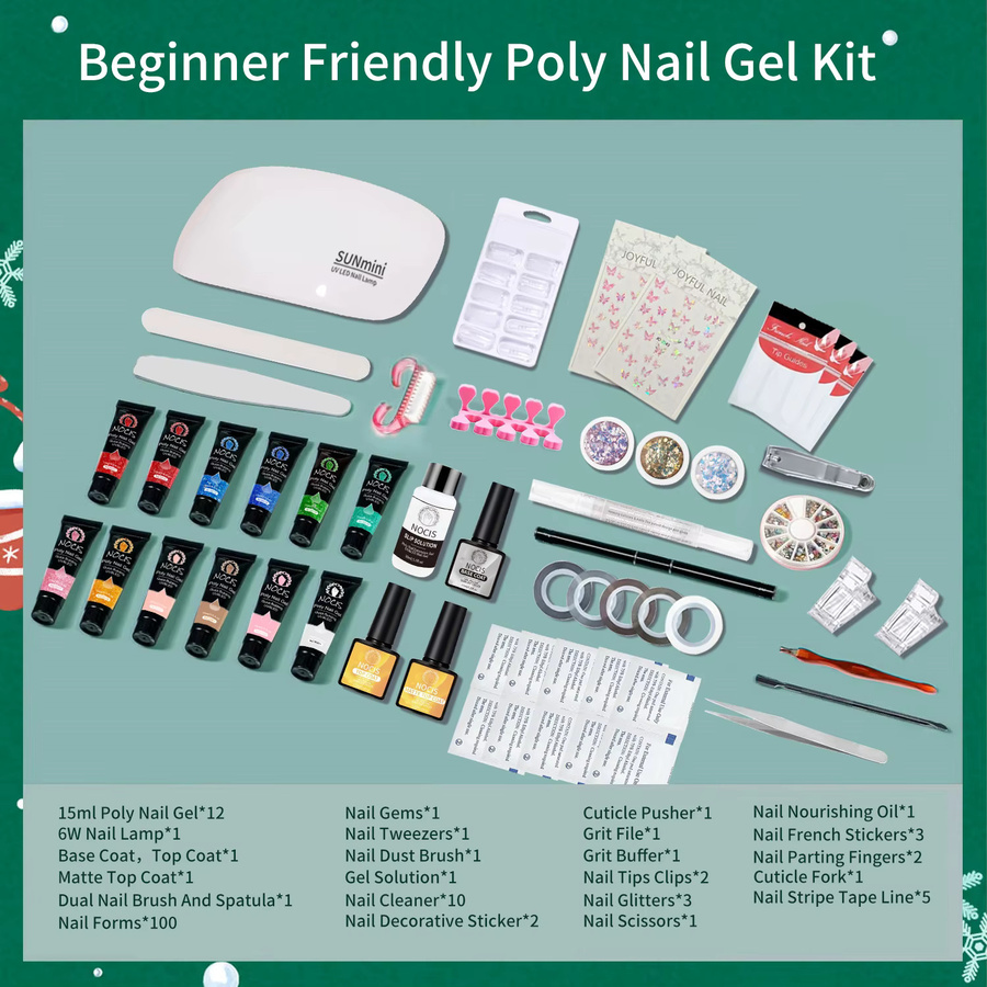 NOCIS Polymer-Nagelverlängerungsset, Glänzend - Bild 2