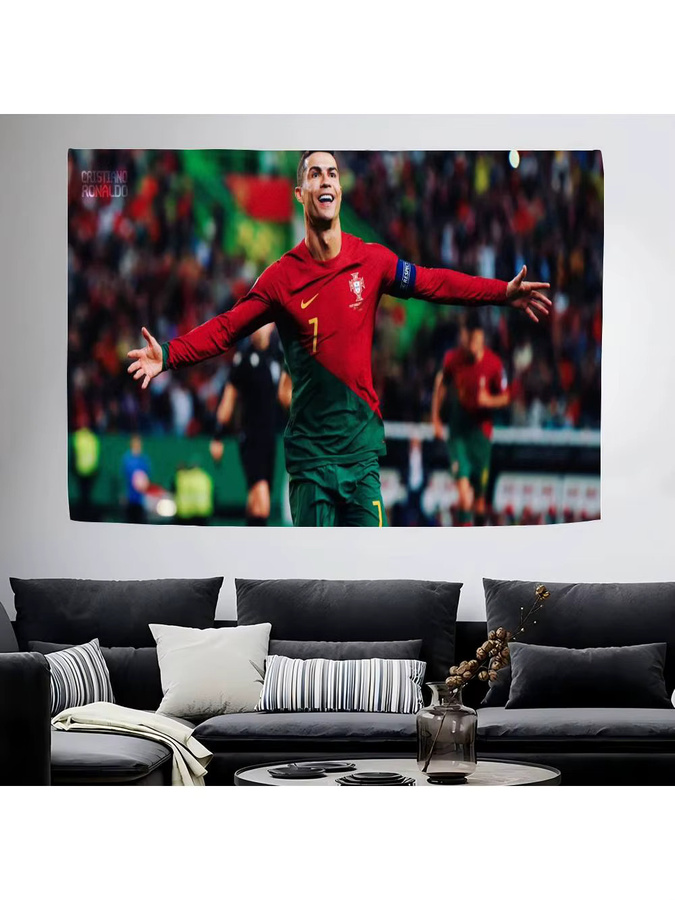 Cristiano Ronaldo Dos Santos Aveiro Party-Hintergrund Banner für Kindergeburtstage, Mehrfarbig, Rechteckig - Bild 4