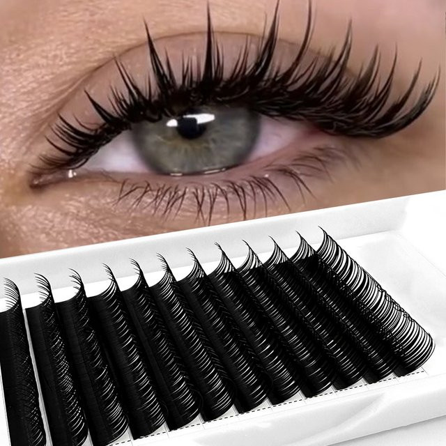CMICC Wimpernverlängerung Spikes, Black, Natürlich, Unisex - Bild 1