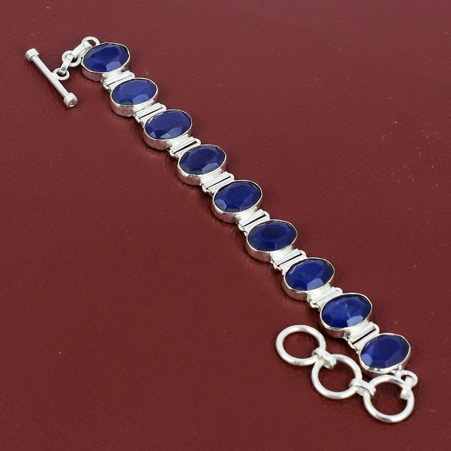 Jewel Paradise Armband, 925 Silber, Saphir, Damen - Bild 1