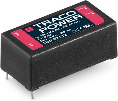 TracoPower TMPM 10124 Netzteil Stromversorgung 24 V/DC 0.415A 10W Schwarz - Bild 1