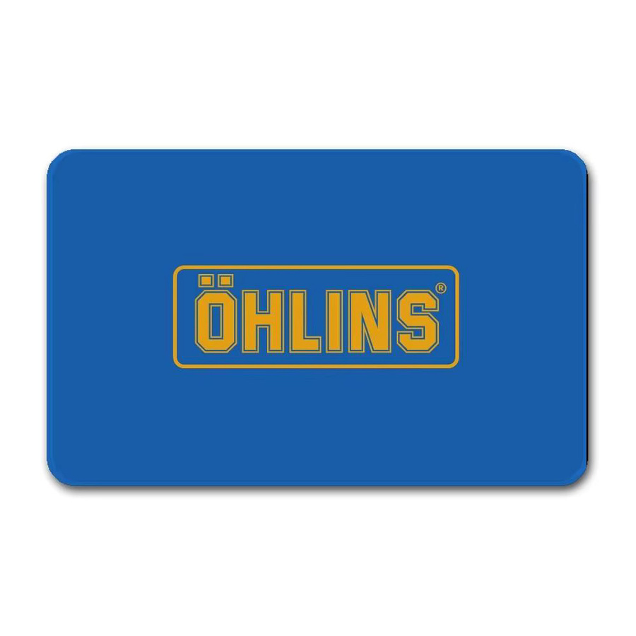 O-Ohlins Flurteppich Blau, Waschbar und Rutschfest, Moderner Rechteckiger Teppich für Wohnzimmer und Küche - Bild 5