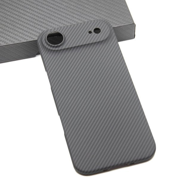 ZXKE Aramidfaser Handyhülle für Apple iPhone Air Cover in Schwarz - Bild 1