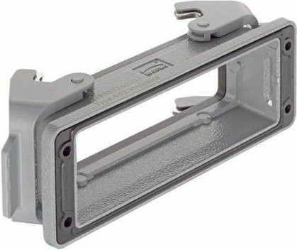 HARTING Anbaugehäuse 09 30 024 0392 09300240392 aus Aluminium in Grau - Bild 1