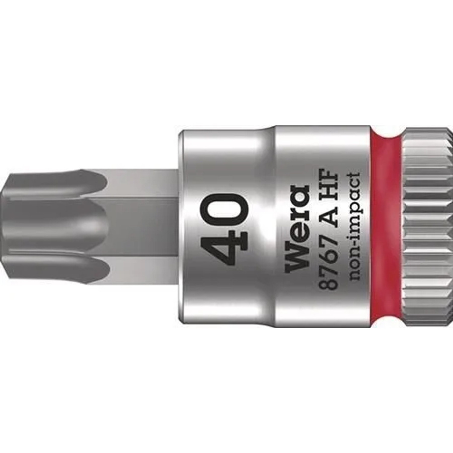 Wera Zyklop Bitnuss TX 40 mit 1/4 Zoll Antrieb, Farbe Silber - Bild 2