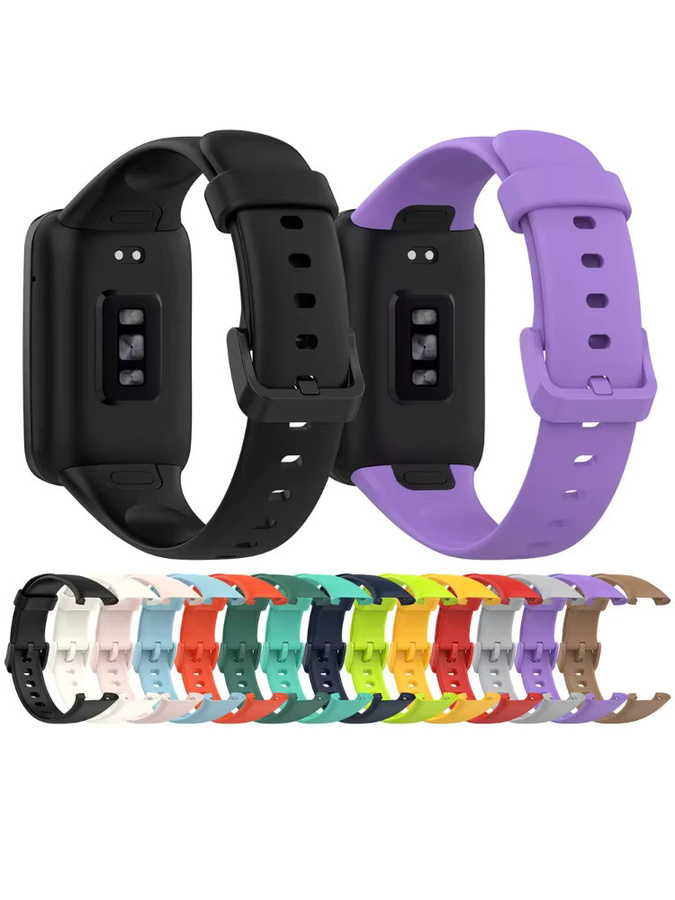Xiaomi Uhrenarmband Silikon, Schwarz, Unisex, Mi Band 7 Pro - Bild 5