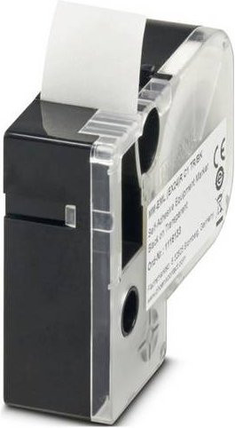 Phoenix Contact 1116133 MM-EML (EX24)R C1 TR/BK Etikettierung, Transparent/Schwarz, Breite: 22 mm, Länge: 8000 mm - Bild 1