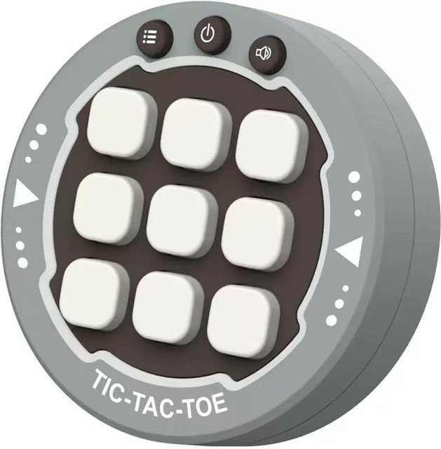 Linyi toy Tic-Tac-Toe, Brettspiel, grau, ab 3 Jahren - Bild 1