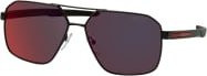 Prada Linea Rossa PS 55WS Sonnenbrille, Rund, Vollrand, Herren, Black, Grey - Bild 1
