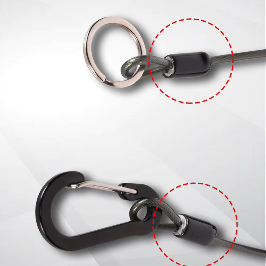 SPORTARC Schlüssel Lanyard, elastische Spule, Unisex - Bild 4
