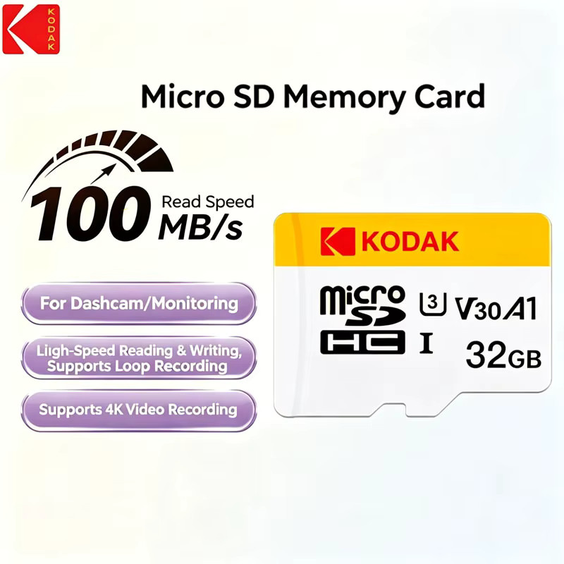 Kodak Micro SD Speicherkarte 128GB UHS-I U3 Klasse 10 für 4K HD Aufnahmen in Multicolour - Bild 2