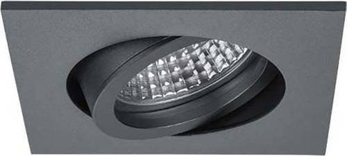 Brumberg Einbauleuchte GU10 Halogen 50W rund in Titan Grau aus Aluminium mit verstellbarem Glas - Bild 1