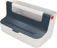 Leitz mobile Aufbewahrungsbox Cosy mit Deckel und Tragegriff für A4, grau - Bild 2