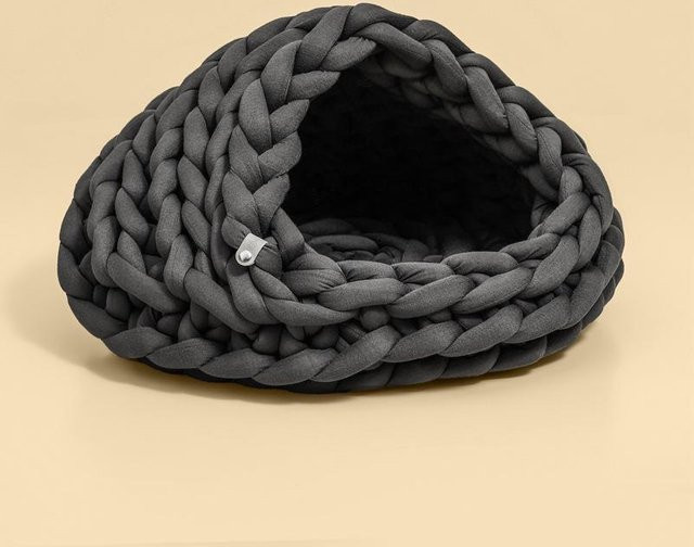 Gestricktes Haustierhaus aus Baumwolle von Yiran Furniture für Katzen und Hunde, Durchmesser: 40 cm - Bild 1
