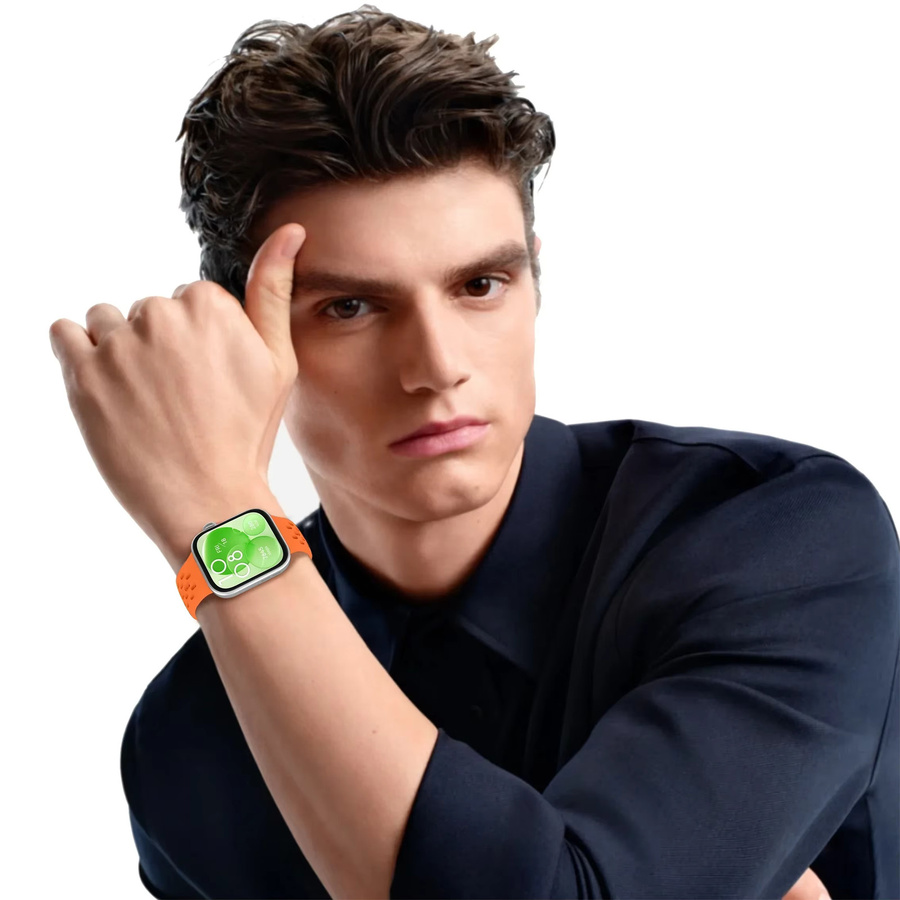 Huawei Uhrenarmband Silikon, orange, Huawei Watch Fit 4/Fit 3/Fit 4 Pro - Bild 3