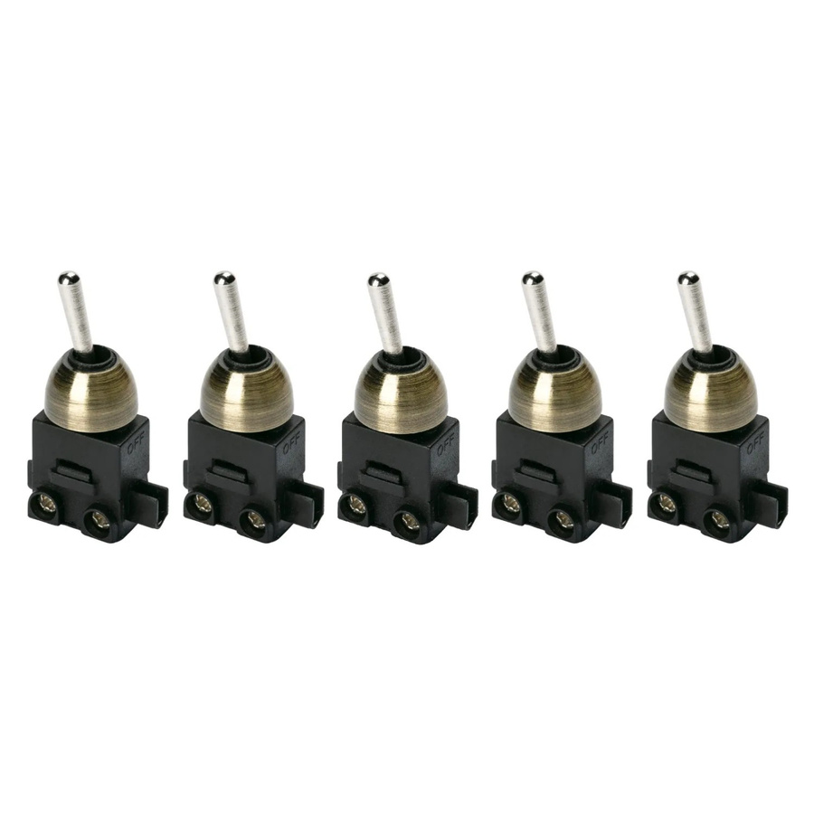 Orion Lightstyle Einbau-Kippschalter Antik Bronze 5er Set - Bild 2