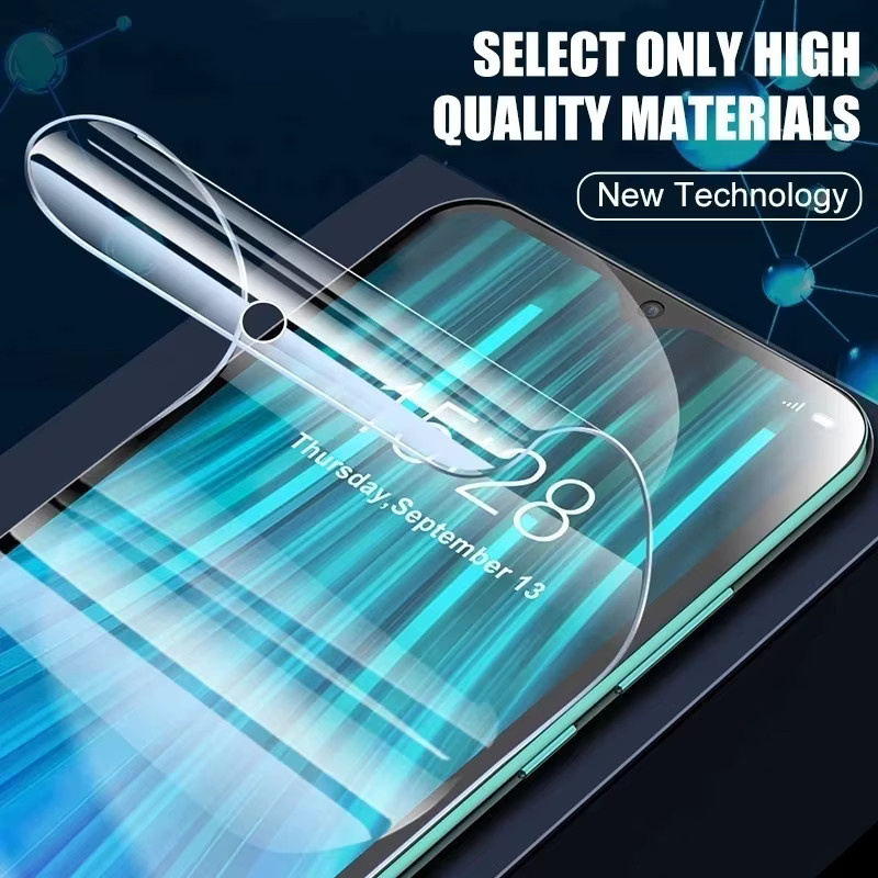 3er-Set Hydrogel-Schutzfolien für Xiaomi Poco M3 M4 X3 Pro NFC F3 GT F1 F2 Pro, transparent, Vollabdeckung - Bild 3