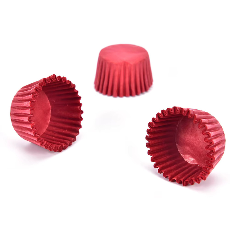 500 Stück Mini Schokoladenpapier-Einlagen in Braun für Backen, Muffins, Kuchen und Cupcakes - Bild 4