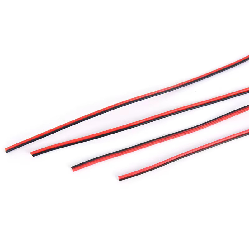 2-poliges elektrisches Kabel aus verzinntem Kupfer für LED-Streifen und Audio-Beleuchtung, rot-schwarz, DC 6–24 V - Bild 2