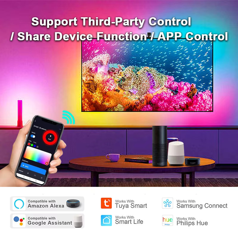 Tuya Zigbee 3.0 LED Controller mit WiFi APP Fernbedienung und Sprachsteuerung für RGBW RGBCCT LED Streifen, DC5V-24V, Weiß - Bild 3