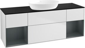 V&B Waschtischunterschrank Finion in Weiß lackiert, Breite: 160 cm, Tiefe: 50,1 cm, Höhe: 50,1 cm - Bild 1