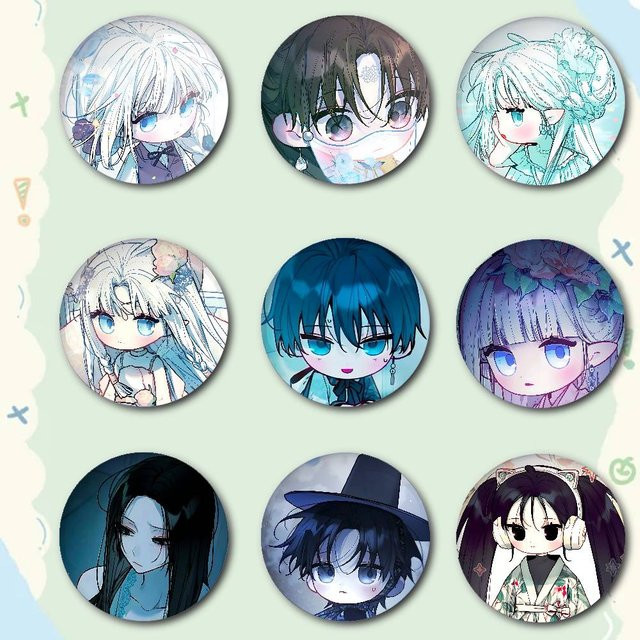 bilibili G-Guilds I-Idol Anstecknadeln, Weißblech - Bild 1