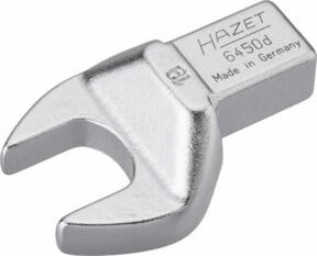 Hazet Einsteck-Maulschlüssel 6450D-19 in Silber mit 19 mm Außen-Sechskant Profil und 14 x 18 mm Einsteck-Vierkant - Bild 1