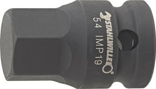 Stahlwille Sechskant Steckschlüsseleinsatz 1/2 Zoll 12,5 mm Schwarz aus Edelstahl - Bild 1