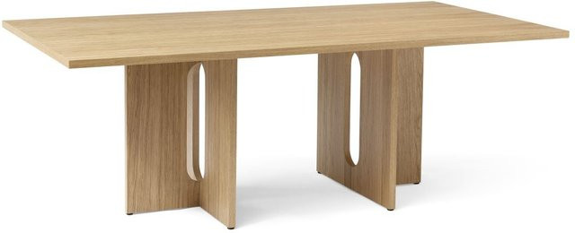 Audo Androgyne Esstisch aus Holz in Braun mit matter Oberfläche - Bild 1