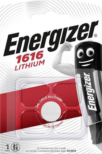 Energizer Lithium Knopfzelle CR 1616 3V mit 55 mAh oder 60 mAh Kapazität - Bild 1