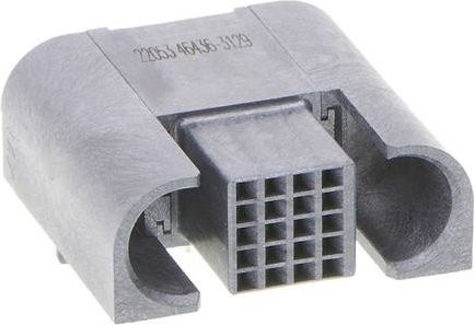 Molex Einbau-Buchsenleiste Standard in Grau - Bild 1