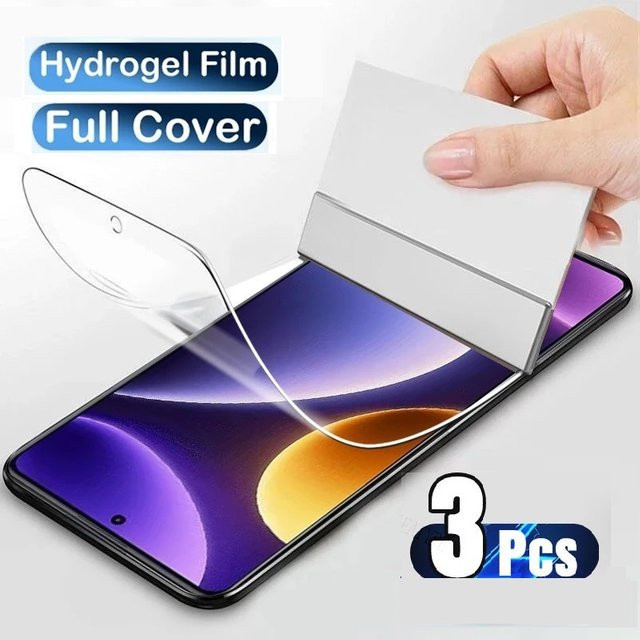3 Stück Hydrogelfolie Displayschutzfolie für Xiaomi Redmi Note 14 5G 14C Turbo 4 14 Pro 14Pro+ transparent - Bild 1