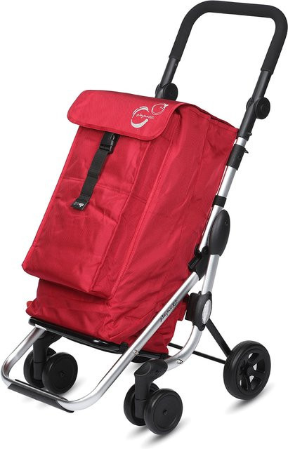 Einkaufstrolley Go Up Basic von Playmarket in Rot, Blau oder Grau - Bild 1