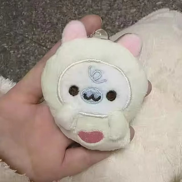 YUMEI Robben-Schlüsselanhänger, Weiß, Unisex - Bild 1
