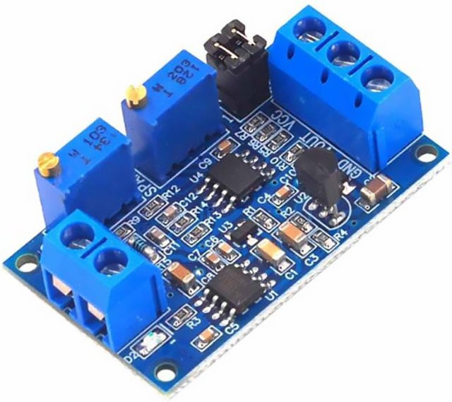 Si Tai&SH Strom-Spannungsmodul Signalwandler zur Umwandlung von 0–20 mA/4–20 mA in 0–3,3 V/0–5 V/0–10 V in Blau - Bild 1