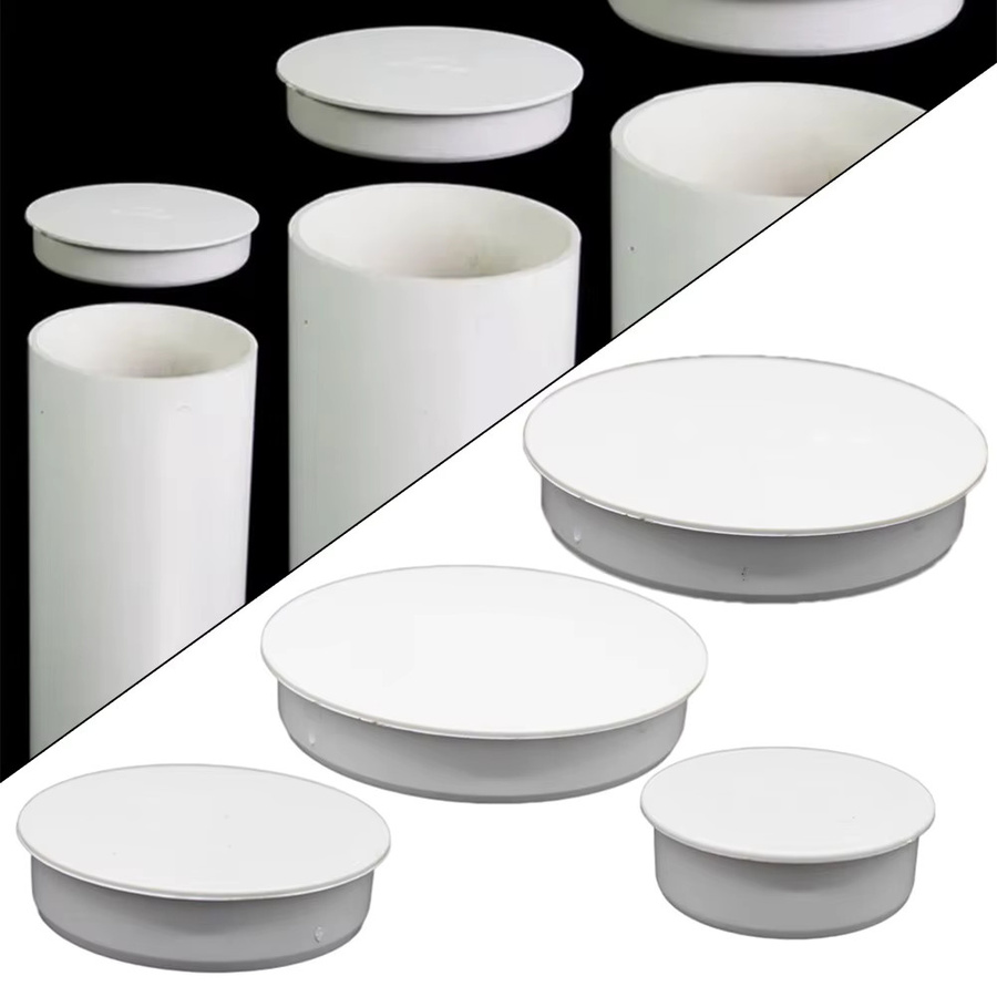 LeeandHan PVC-Schutzkappe für Abwasserrohre und Schläuche, Innenstopfkappe, Farbe: Weiß - Bild 4