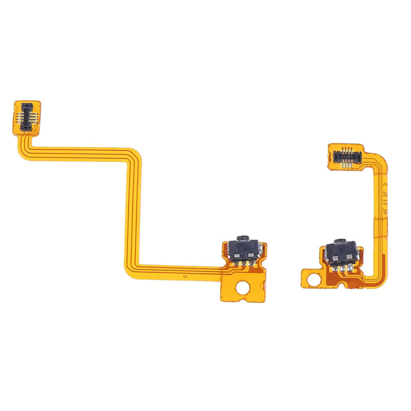 Nintendo 3DS Reparatur-Set mit linken und rechten L/R-Schultertasten und Flexkabel in Orange - Bild 2